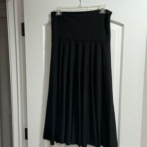 Mauve Black A-Line Skirt
